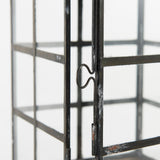 Gamfield Small Black Metal and Glass Lantern by Mercana at Eve Furniture