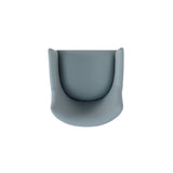 Gansevoort Faux Leather Dining Armchair in Pewter (Set of 2) by Manhattan Comfort at Eve Furniture
