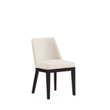 Gansevoort Faux Leather Dining Chair in Cream (set of 4) by Manhattan Comfort at Eve Furniture