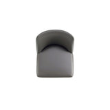 Gansevoort Faux Leather Dining Chair in Pebble Grey (set of 4) by Manhattan Comfort at Eve Furniture