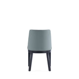 Gansevoort Faux Leather Dining Chair in Pewter (set of 2) by Manhattan Comfort at Eve Furniture