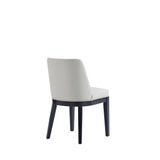 Gansevoort Faux Leather Dining Chair in Stone Grey (set of 2) by Manhattan Comfort at Eve Furniture
