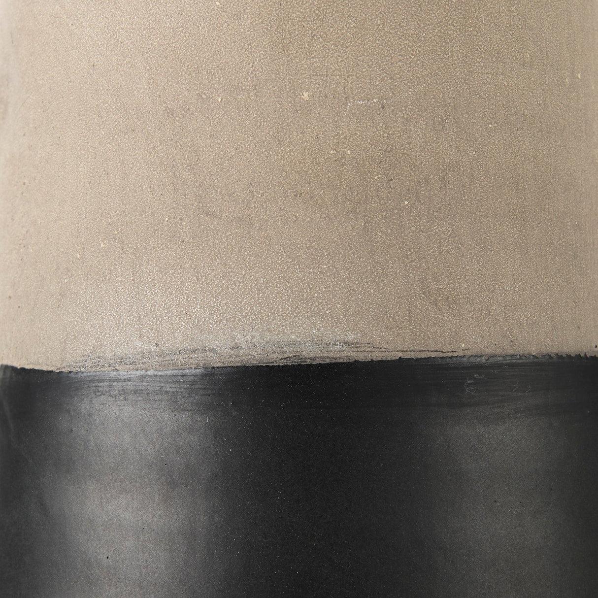 Garand Large Two-Toned Black/Natural Ceramic Jug by Mercana at Eve Furniture