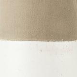 Garand Large Two-Toned White Natural Ceramic Jug by Mercana at Eve Furniture