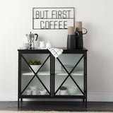 Garand Medium Two-Toned Black/Natural Ceramic Jug by Mercana at Eve Furniture