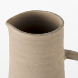 Garand Medium Two-Toned Black/Natural Ceramic Jug by Mercana at Eve Furniture