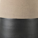 Garand Medium Two-Toned Black/Natural Ceramic Jug by Mercana at Eve Furniture