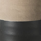 Garand Small Two-Toned Black/Natural Ceramic Jug by Mercana at Eve Furniture