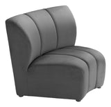 Garbi Black Modular Sectional by Zuomod at Eve Furniture