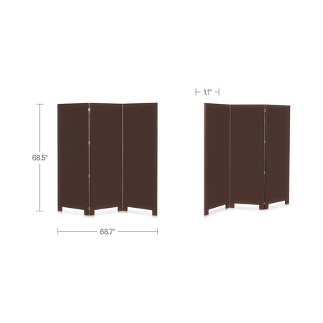 Garbo Dark Brown Lacquer Screen by MOES at Eve Furniture