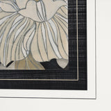 Garden Noir I by June Erica Vess a Hand Embellished Textured Framed Art Print Matted under Glass by Mercana at Eve Furniture
