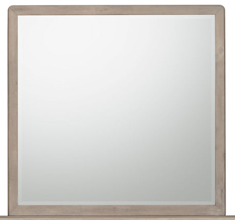 Gardenia Beveled Glass Wall or Dresser Mirror in Chai by Modus Furniture at Eve Furniture