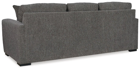 Gardiner Pewter Reversible Sofa Chaise by Ashley at Eve Furniture