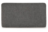 Gardiner Pewter Sofa Chaise and Ottoman by Ashley at Eve Furniture