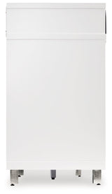 Gardoni White/Black 72" TV Stand by Ashley at Eve Furniture