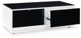 Gardoni White/Black Coffee Table by Ashley at Eve Furniture