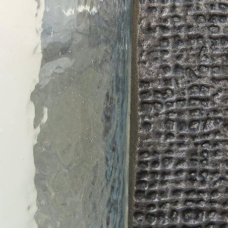 Garekton Clear/Pewter Finish Candle Holder by Ashley at Eve Furniture