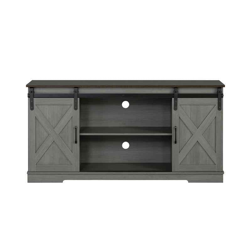 Garibaldi Brown/Gray TV Stand by Furniture of America at Eve Furniture