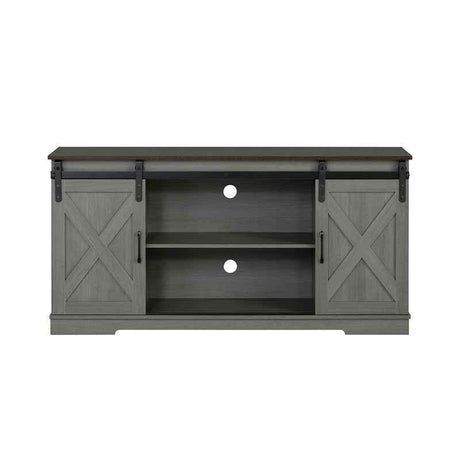 Garibaldi Brown/Gray TV Stand by Furniture of America at Eve Furniture
