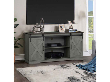 Garibaldi Brown/Gray TV Stand by Furniture of America at Eve Furniture