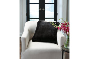 Gariland Black Pillow by Ashley at Eve Furniture