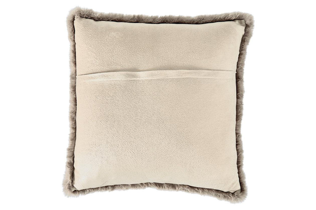 Gariland Taupe Pillow by Ashley at Eve Furniture