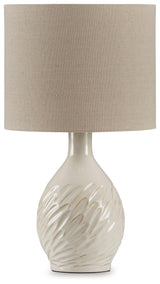 Garinton Cream Table Lamp by Ashley at Eve Furniture