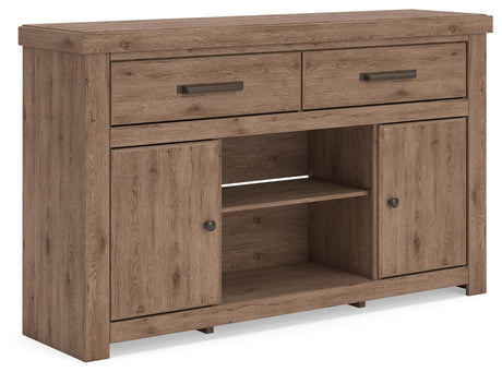 Garistyn Brown 62" TV Stand by Ashley at Eve Furniture