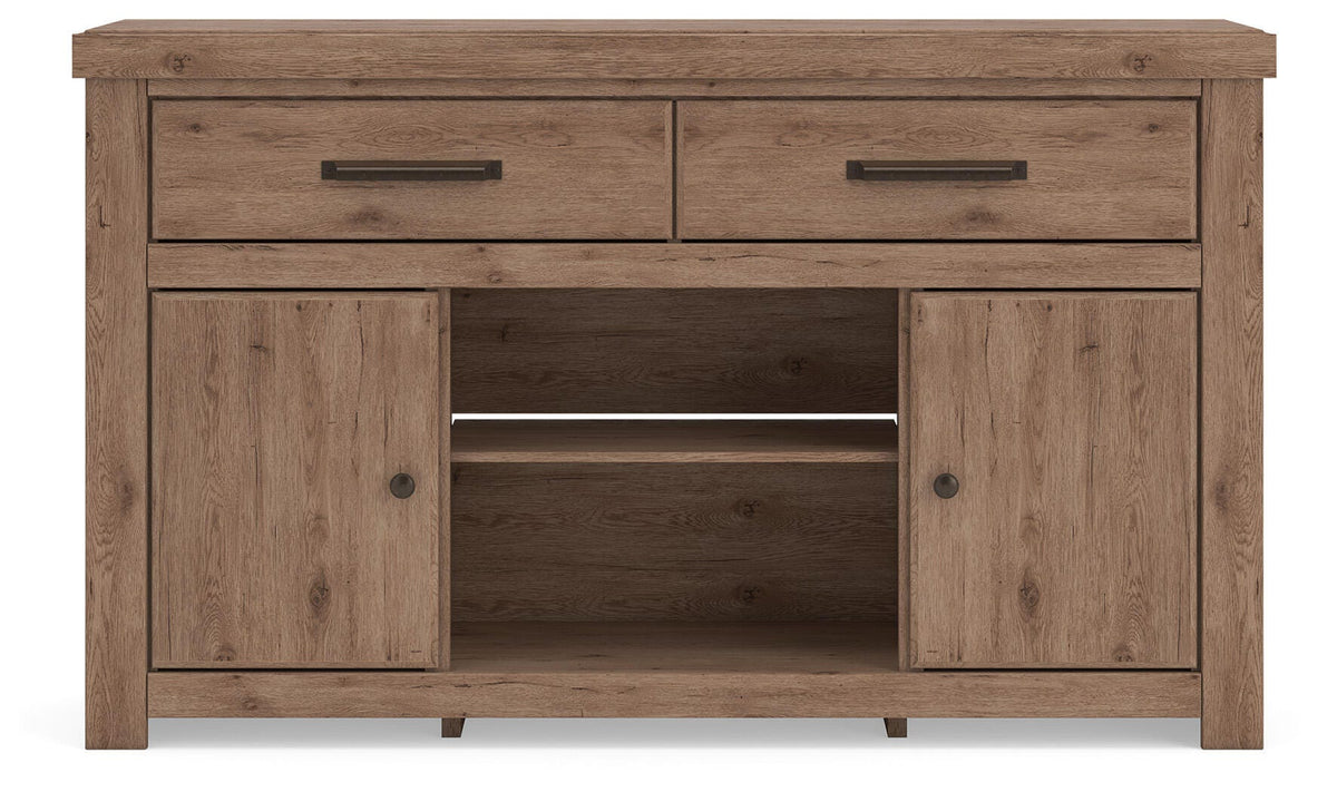 Garistyn Brown 62" TV Stand by Ashley at Eve Furniture