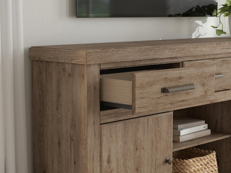Garistyn Brown 73" TV Stand by Ashley at Eve Furniture