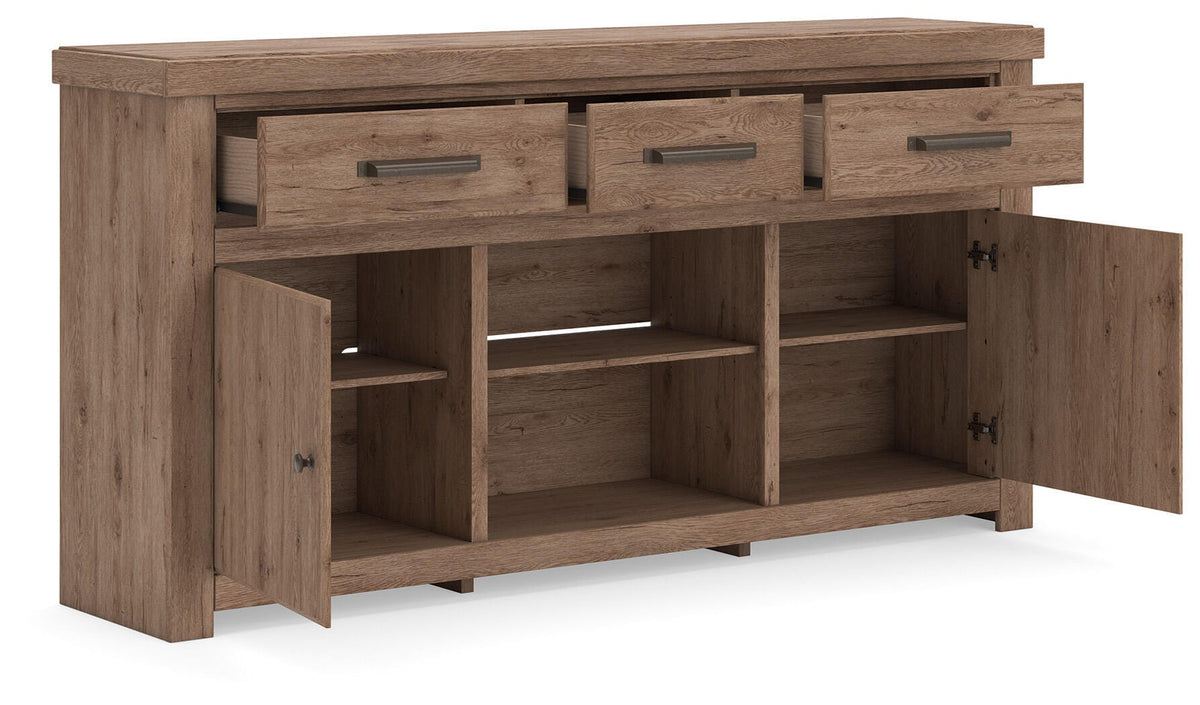 Garistyn Brown 73" TV Stand by Ashley at Eve Furniture