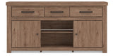 Garistyn Brown 73" TV Stand by Ashley at Eve Furniture