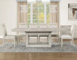 Garland 70-88-inch Table w/18-inch Leaf, Greige Finish by Steve Silver at Eve Furniture