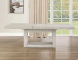 Garland 70-88-inch Table w/18-inch Leaf, Greige Finish by Steve Silver at Eve Furniture