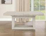 Garland 70-88-inch Table w/18-inch Leaf, Greige Finish by Steve Silver at Eve Furniture
