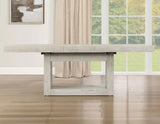 Garland 70-88-inch Table w/18-inch Leaf, Greige Finish by Steve Silver at Eve Furniture