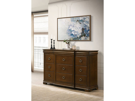 Garland Brown Cherry 11-drawer Bedroom Dresser Cabinet by Coaster at Eve Furniture