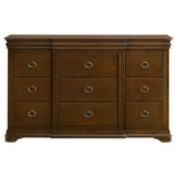 Garland Brown Cherry 11-drawer Bedroom Dresser Cabinet by Coaster at Eve Furniture