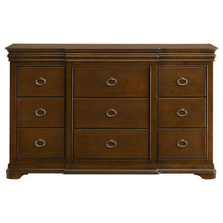 Garland Brown Cherry 11-drawer Bedroom Dresser Cabinet by Coaster at Eve Furniture