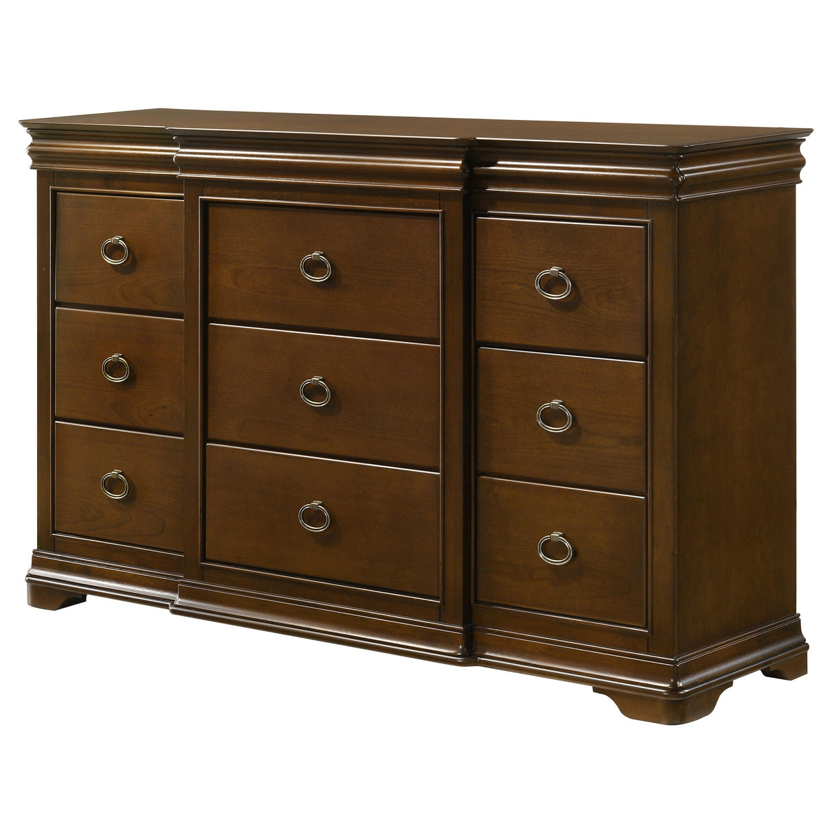 Garland Brown Cherry 11-drawer Bedroom Dresser Cabinet by Coaster at Eve Furniture