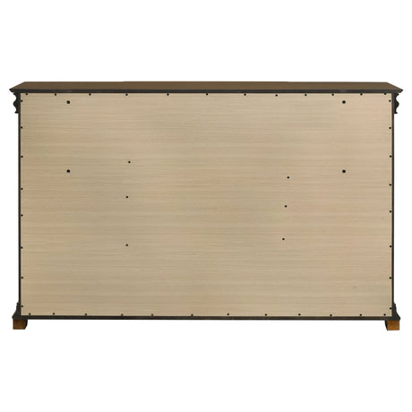 Garland Brown Cherry 11-drawer Bedroom Dresser Cabinet by Coaster at Eve Furniture