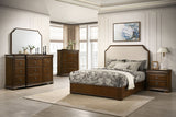 Garland Brown Cherry 11-drawer Bedroom Dresser with Mirror by Coaster at Eve Furniture