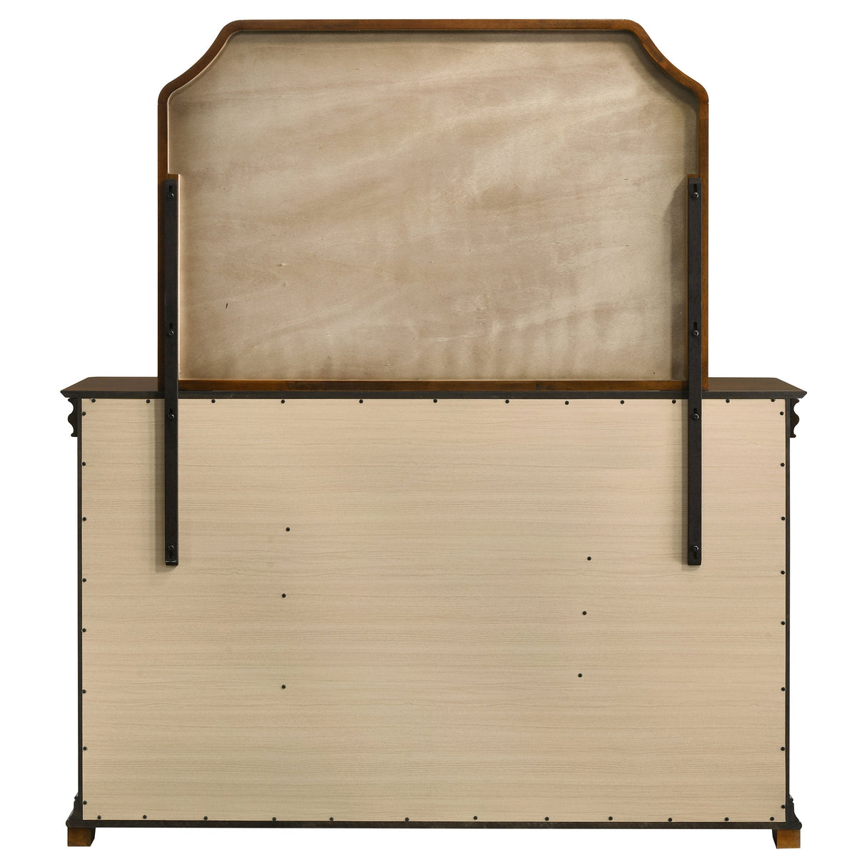 Garland Brown Cherry 11-drawer Bedroom Dresser with Mirror by Coaster at Eve Furniture
