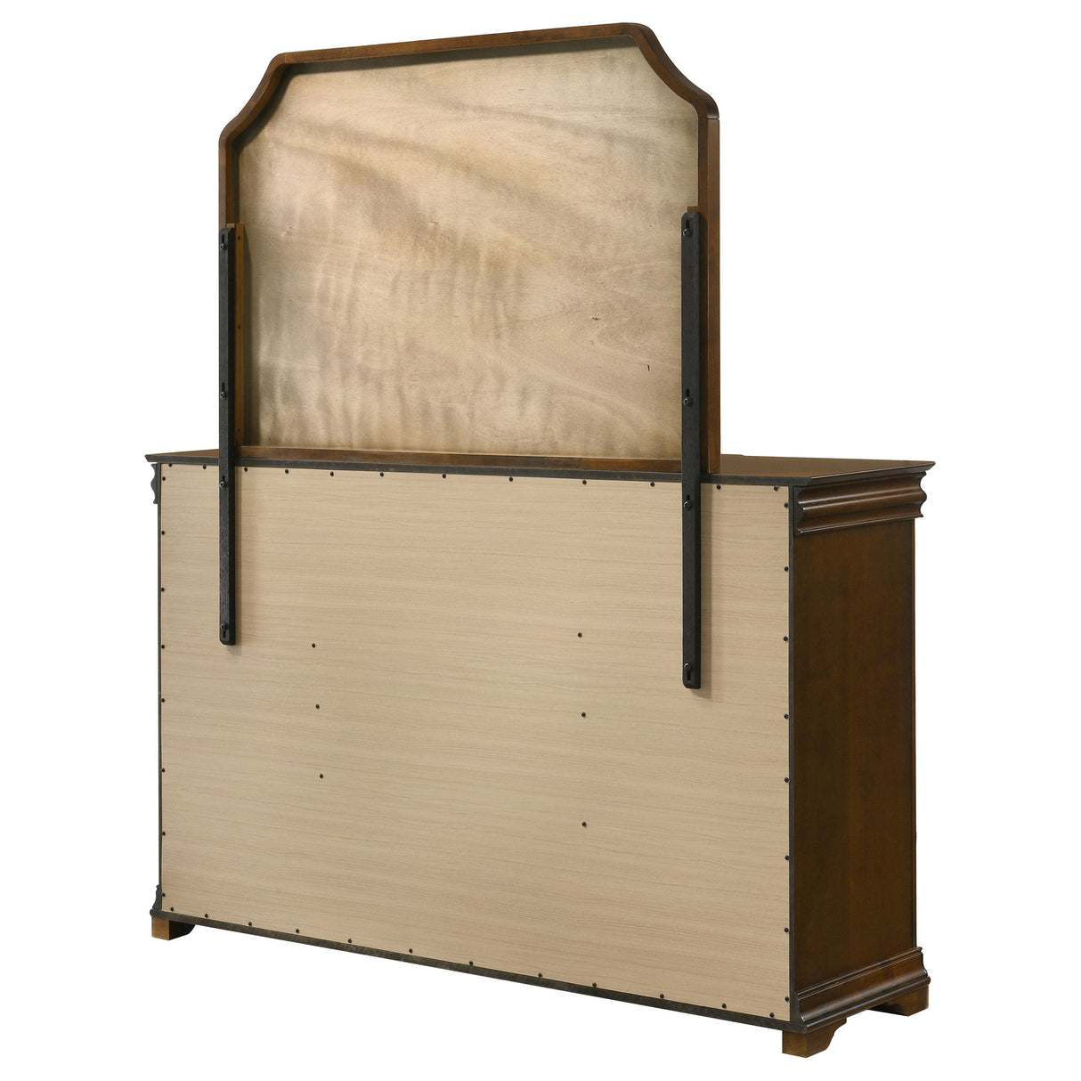 Garland Brown Cherry 11-drawer Bedroom Dresser with Mirror by Coaster at Eve Furniture