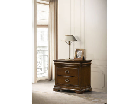 Garland Brown Cherry 3-drawer Nightstand Bedside Table by Coaster at Eve Furniture