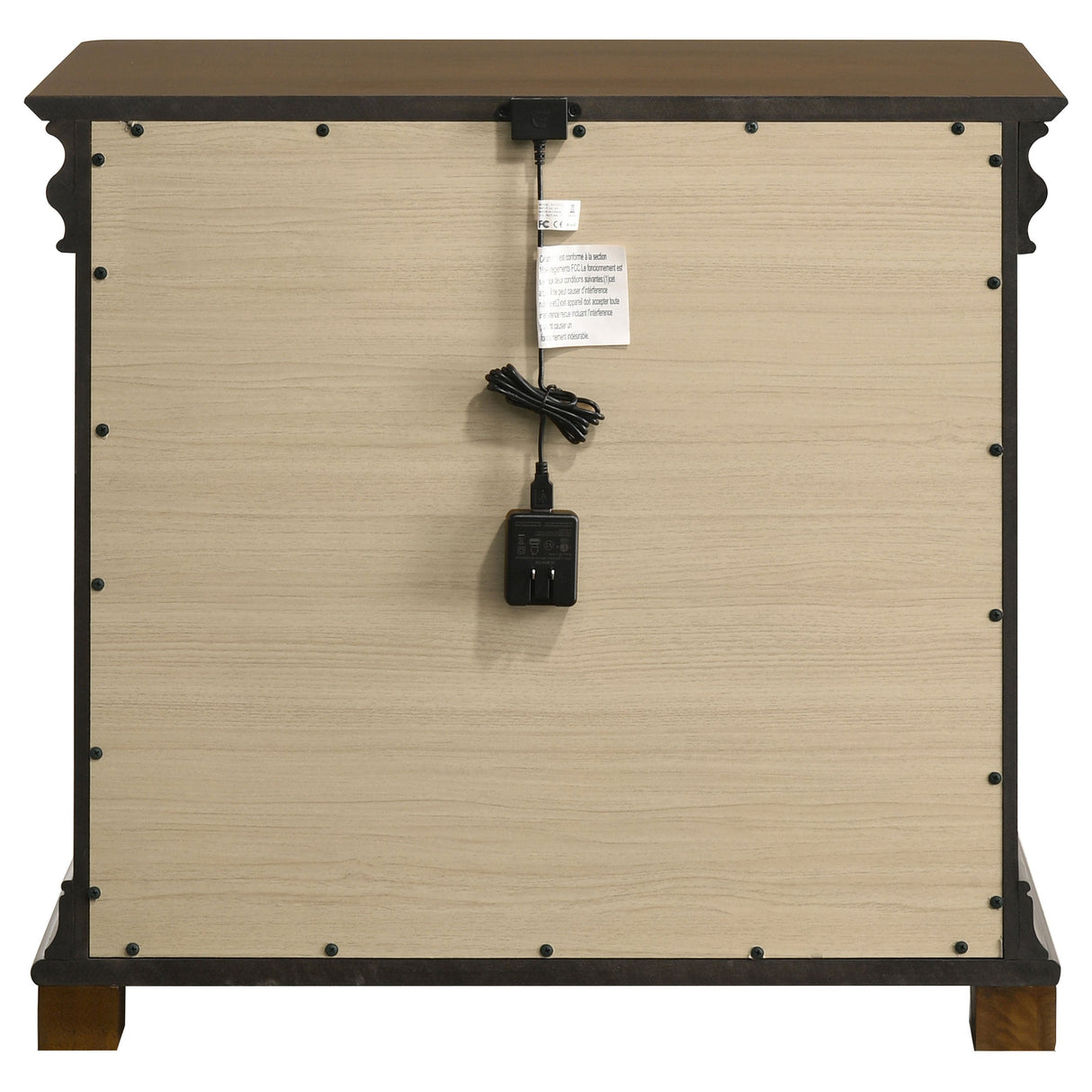 Garland Brown Cherry 3-drawer Nightstand Bedside Table by Coaster at Eve Furniture