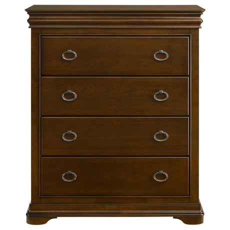 Garland Brown Cherry 4-drawer Bedroom Chest of Drawers by Coaster at Eve Furniture