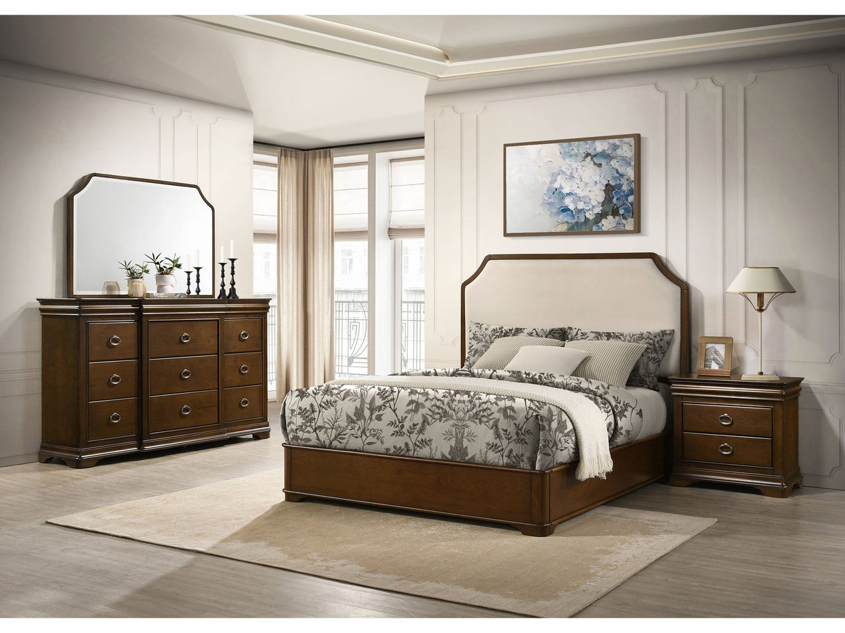 Garland Brown Cherry 4-piece Queen Bedroom Set by Coaster at Eve Furniture