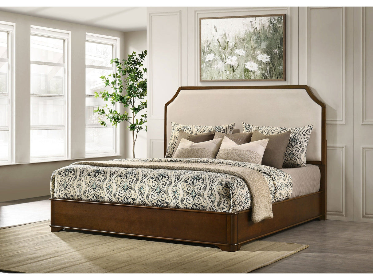 Garland Brown Cherry 58-inch Eastern King Panel Bed by Coaster at Eve Furniture