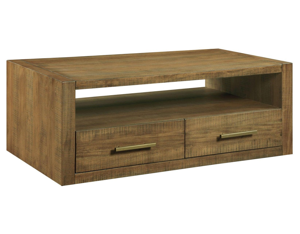Garland Castered Coffee Table, Toffee Finish by Steve Silver at Eve Furniture